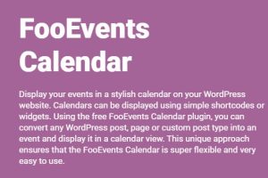 FooEvents Calendar (v1.7.10)