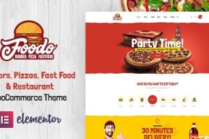Foodo (v2.1.0) Fast Food Restaurant WordPress Theme