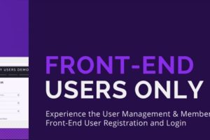 [Activated] Front-End Only Users Premium (v3.2.30)