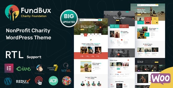Fundbux (v1.5.0) Charity & Fundraise WordPress Theme