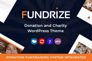 Fundrize v1.36 Responsive Donation & Charity WordPress Theme