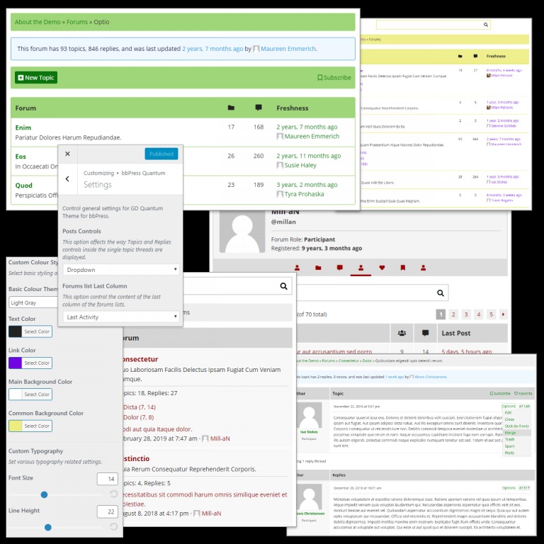 GD Quantum Theme Pro for bbPress v3.3