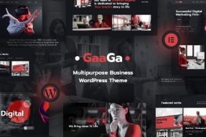 Gaaga (v2.0.2) Creative Agency WordPress Theme