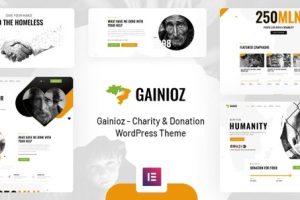 Gainioz (v1.1.6) Charity & Donation WordPress Theme
