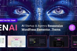 GenAI (v.1.1.0) AI Agency & Technology Startup Elementor WordPress Theme