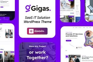Gigas (v1.0.5) SaaS WordPress Theme