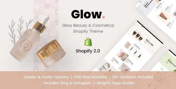 Glow v.1.0.0 – Beauty & Cosmetics Shopify Theme Download