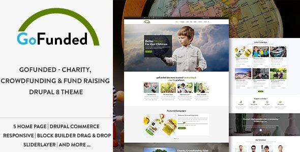 Gofunded 15 March 2023 – Charity, Crowdfunding & Fund Raising Drupal 9 Theme
