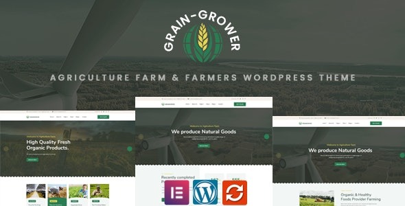 Graingrower v1.0.3 Agriculture Farming WordPress Theme