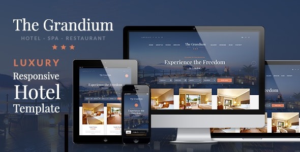 Grandium v1.7.1 Hotel Booking WordPress Theme
