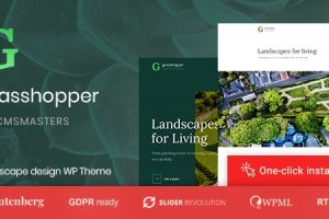 Grasshopper (v1.1.18) Landscape Design and Gardening Services WP Theme