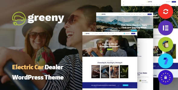 Greeny v1.8 Electric Car Dealership WordPress Theme