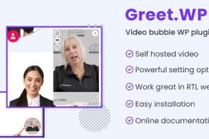 Greet.wp (v2.2.9) Video bubble WordPress plugin