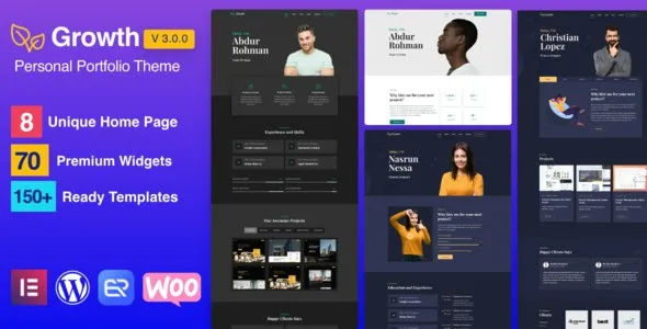 Growth – Personal Portfolio Theme v1.9.3