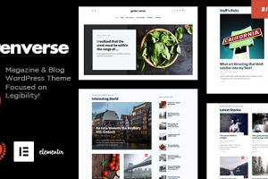 GutenVerse v4.1 Magazine and Blog Theme