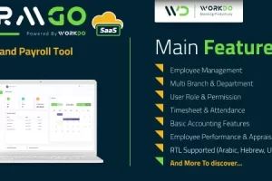 HRMGo SaaS (v7.2) HRM and Payroll Tool [Activated]