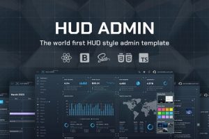 HUD (v3.1) React 18 Bootstrap Admin Template