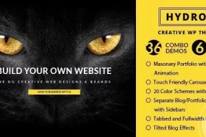 HYDRO (v3.1) One Page Portfolio WordPress Theme