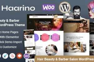 Haarino (v1.3.4) Hair Beauty & Makeup Salon WordPress Theme