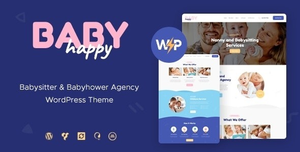 Fixed* Happy Baby (v1.2.7) Nanny & Babysitting Services WordPress Theme