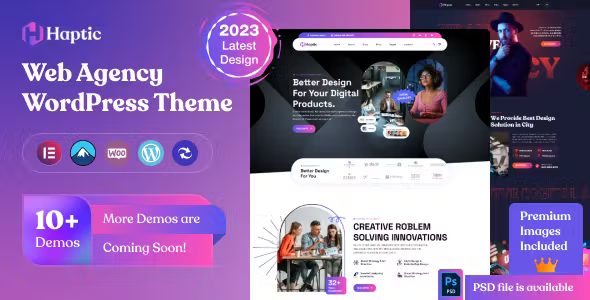 Haptic v1.8.2 Web Design Agency WordPress Theme