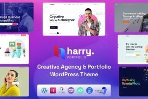 Harry (v1.2.6) Creative Agency & Portfolio WordPress Theme + RTL