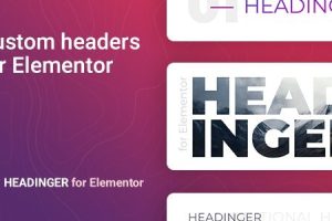 Headinger v1.1.4 Customizable Headings for Elementor