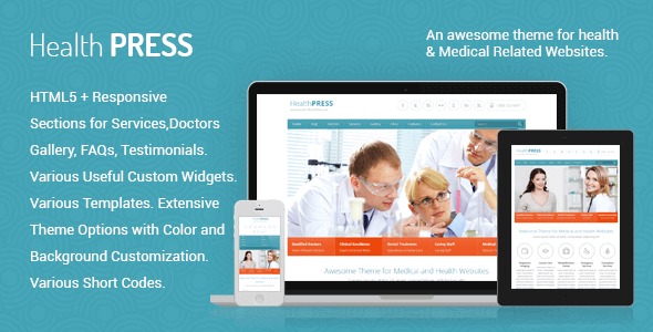 HealthPress v1.9.3 – Medical WordPress Theme