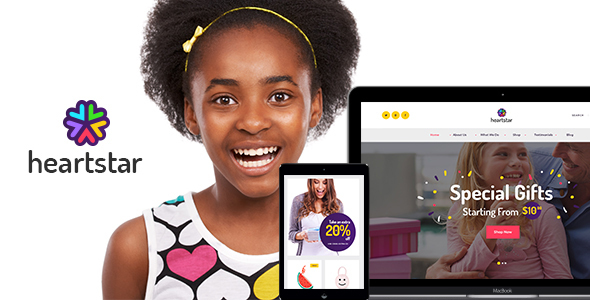 HeartStar v1.0.9 Gift Shop & Event WordPress Theme #