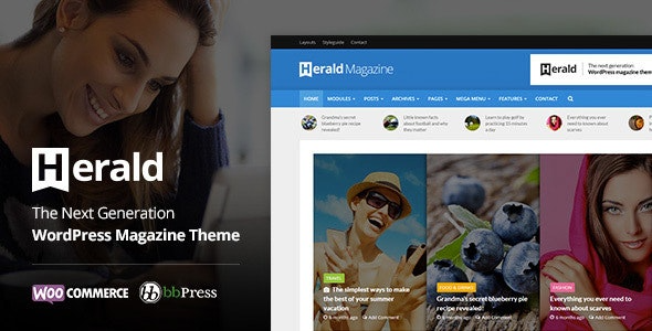 Herald (v2.6.2) Newspaper & News Portal WordPress Theme