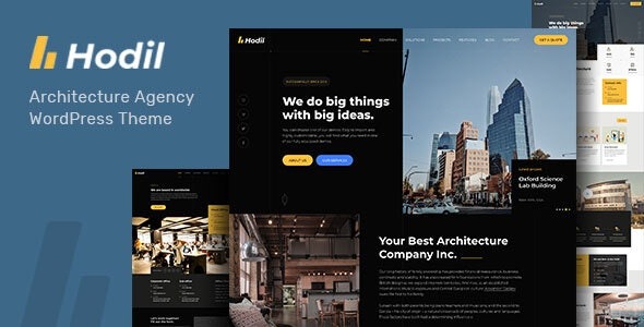 Hodil 1.3.1 – Architecture Agency WordPress Theme