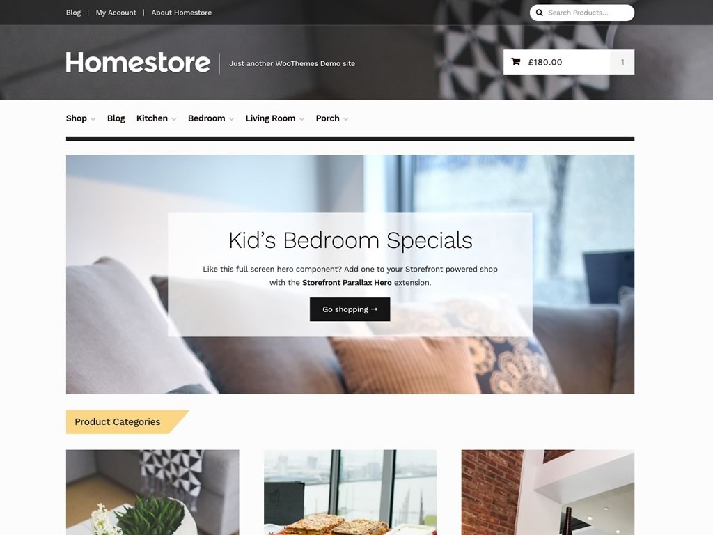 Homestore v.2.0.34 – Storefront Child Theme