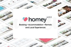 Homey (v2.4.2) Booking and Rentals WordPress Theme