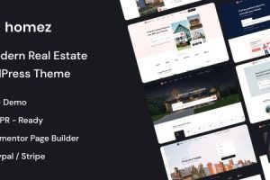 Homez (v1.0.24) Real Estate WordPress Theme