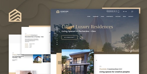 Hompark v1.1.2 Real Estate & Luxury Homes Theme
