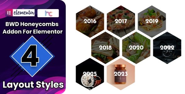 Honeycombs Addon For Elementor v.1.0