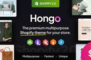 Hongo (v1.9) Multipurpose Shopify Theme OS 2.0 [NFIX]