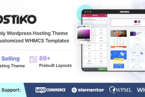 Hostiko (05-December-2024) Hosting HTML & WHMCS Template With Isometric Design
