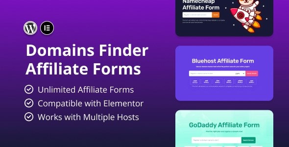 Hosting Domains Finder (Affiliate Forms) v1.0