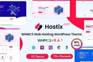 Hostix 2.0.3 - Hosting WHMCS WordPress Theme