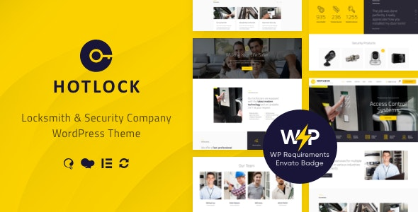 Fixed* HotLock (v1.3.9) Locksmith & Security Systems WordPress Theme + RTL