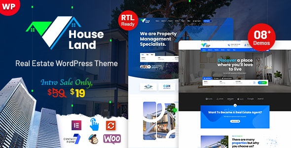 Houseland v1.2 – Real Estate WordPress Theme