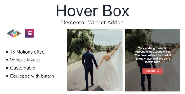 Hover Box Elementor Page Builder Addon v1.0.4