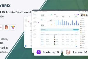Hybrix - 管理员和仪表板模板 1.5.0