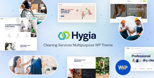 Hygia (v1.8.0) Cleaning Services Multipurpose WordPress Theme