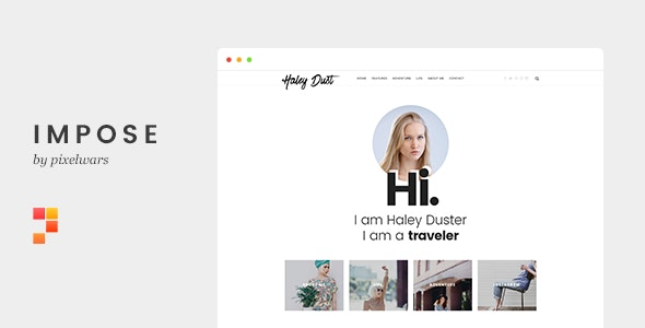 Impose Blog (v1.2.0) A WordPress Blog Theme For Bloggers