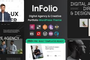 Infolio (v1.0.6) Digital Agency & Creative Portfolio WordPress Elementor Theme