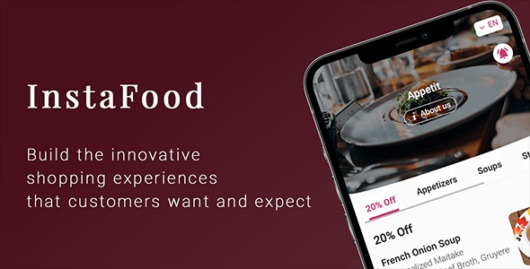InstaFood v1.4.0 QR Menu, food delivery, pickup and dine-in for WordPress