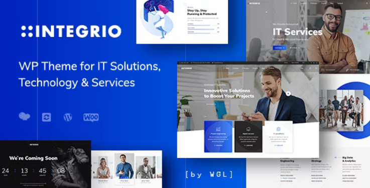 Integrio v1.2.1 IT Solutions and Services Company WordPress Theme [Activated]