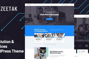 Izeetak v1.3.4 IT Solutions & Services WordPress Theme
